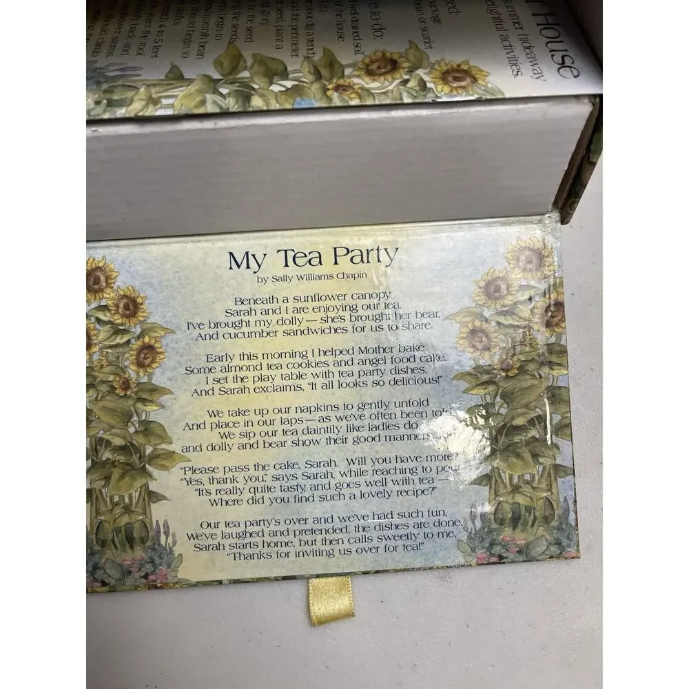Vintage Kim Jacobs My Tea Party Ceramic Set Morning Glory House Miniature New